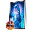 (40*60cm)Girl - Round AB Drill Diamond Painting