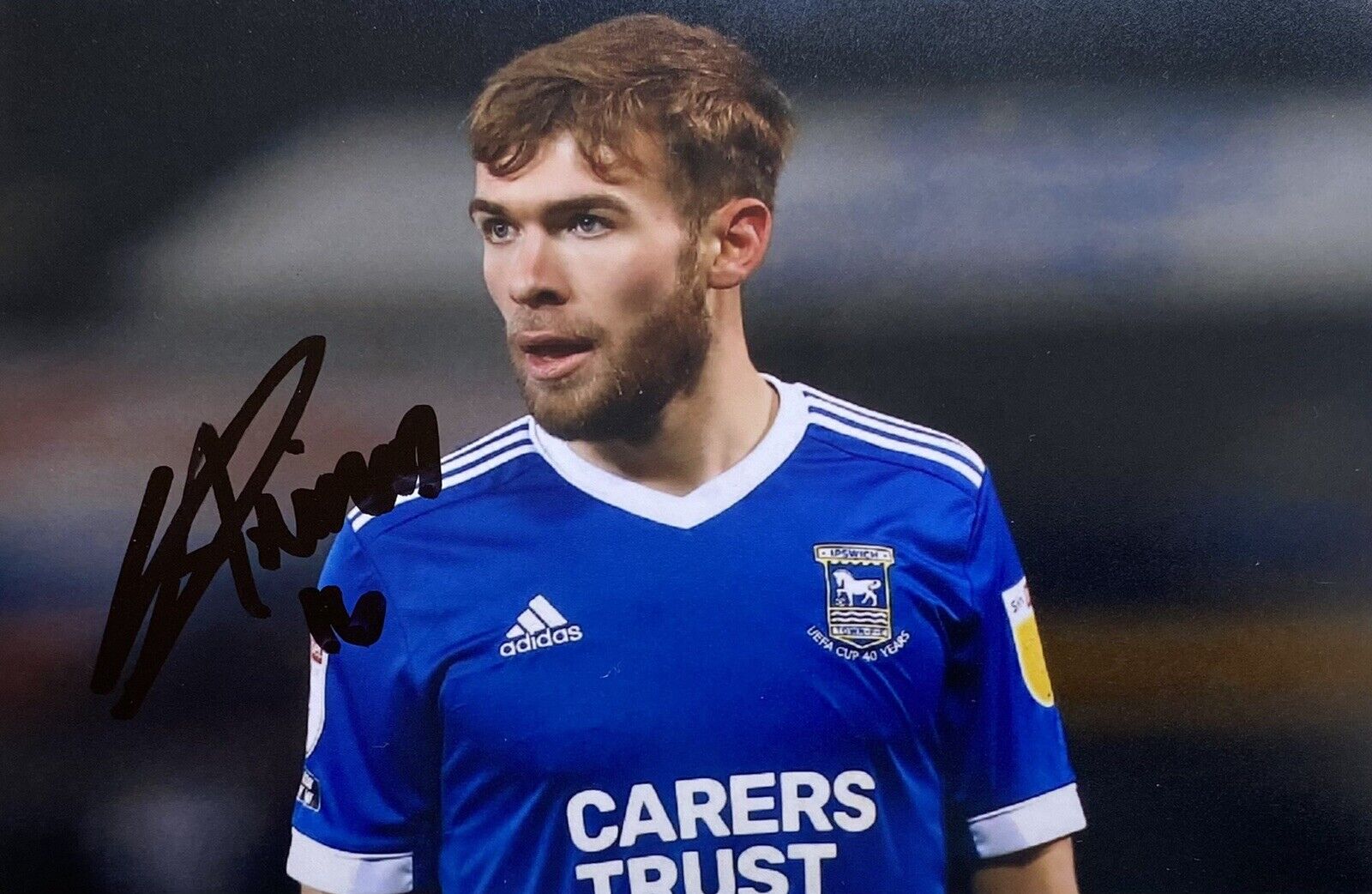 Aaron Drinan Genuine Hand Signed Ipswich Town 6X4 Photo Poster painting