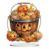 2D flache Halloween Kürbis Druck DIY Diamond Malerei Desktop Ornamente Dekor Kit