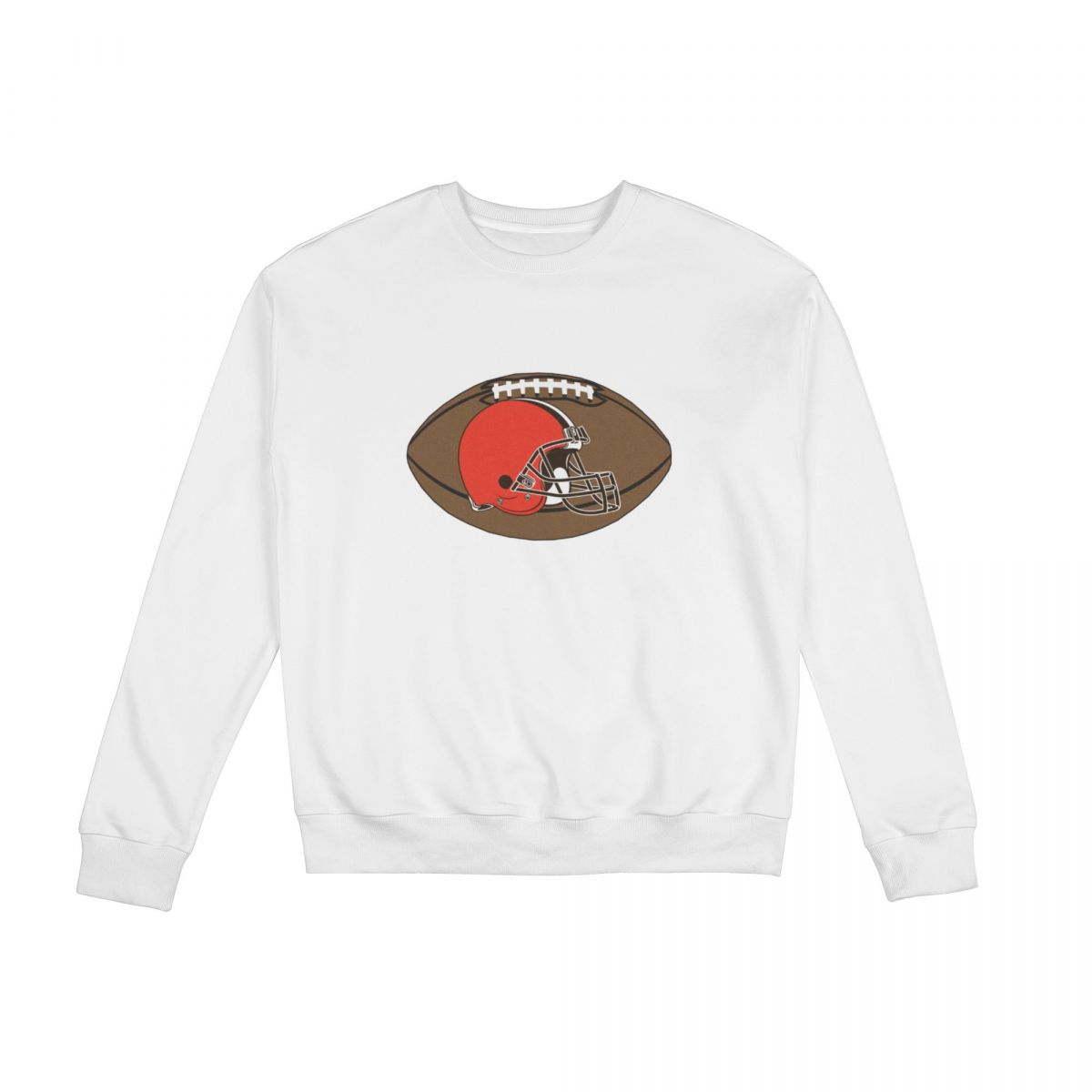 Cleveland Browns Football Sweatshirt Round Neck Tops