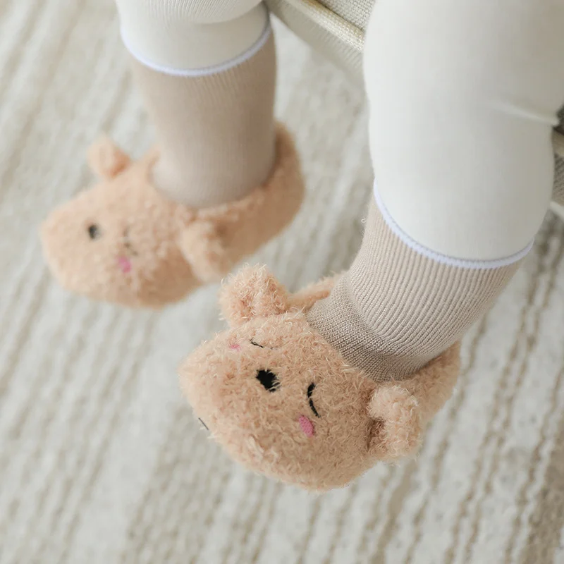 Letclo™ Winter Cute Cartoon Baby Toddler Socks Shoes letclo Letclo