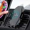 Wireless Car Charger Cell Phone Stand 15W Fast Charging for iPhone 15 Galaxy S23