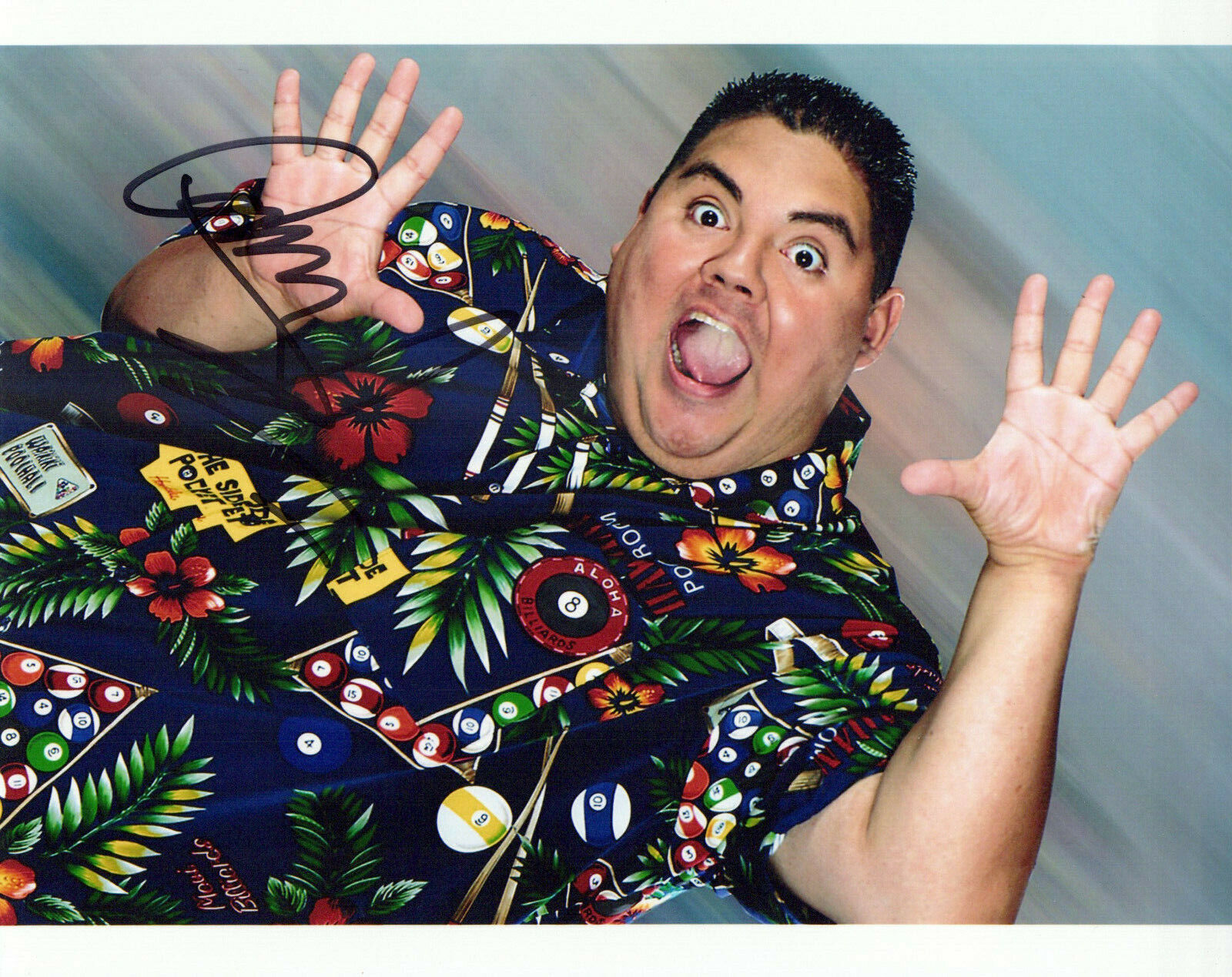 Gabriel Iglesias head shot autographed Photo Poster painting signed 8x10 #1 Fluffy comedian