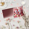 6pcs Diamond Painting Dreamy Heart Greeting Card Kits with Envelopes for Family Friend Gifts