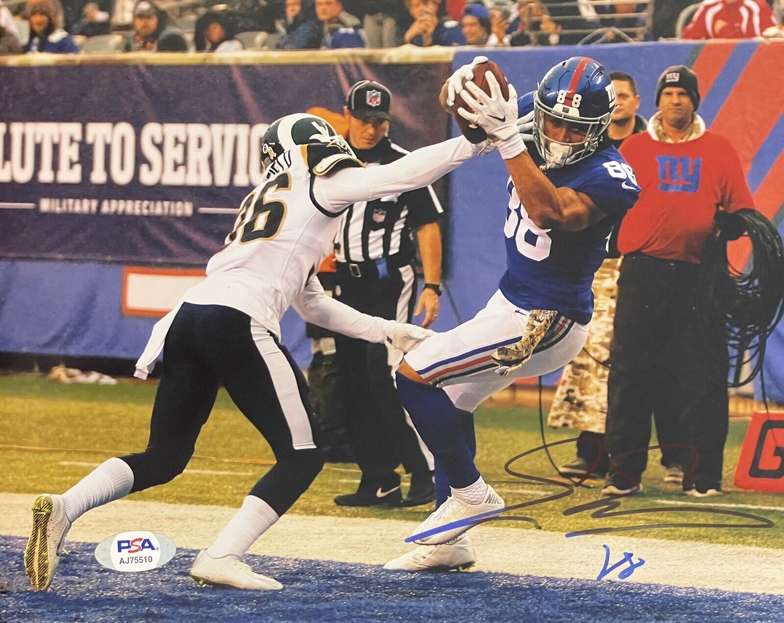 Evan Engram Signed Autographed New York Giants 8x10 Photo Poster painting PSA/DNA