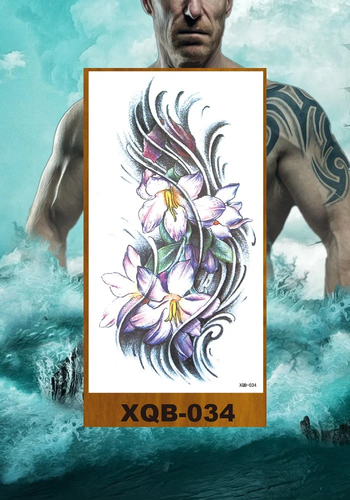 Waterproof Temporary Flash Tatoo Hand back Arm art Tattoos for boy Women Men Tattoo Sticker eagle Crow Gothic eye Fake Tatto