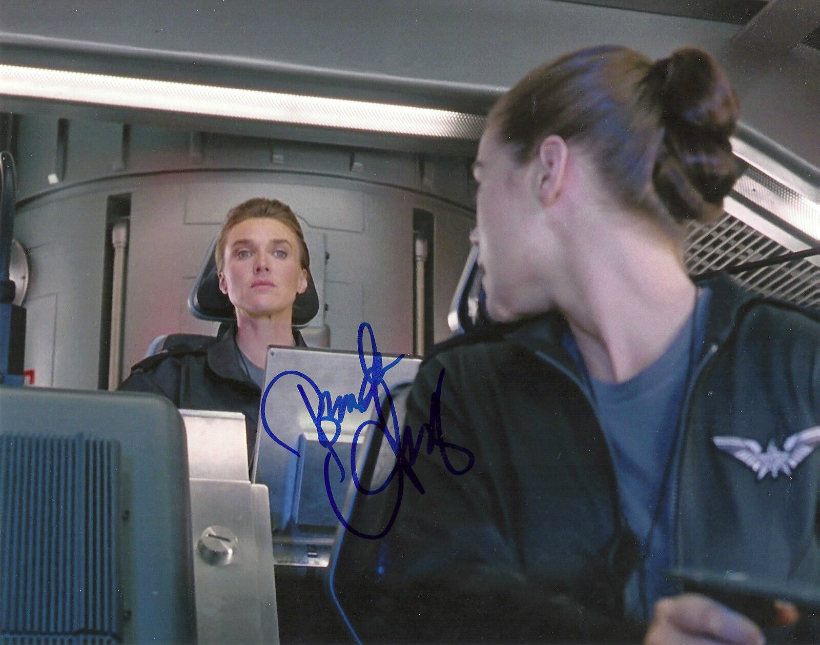 BRENDA STRONG 'DALLAS' 'STARSHIP TROOPERS' SIGNED 8X10 PICTURE 2 *PROOF