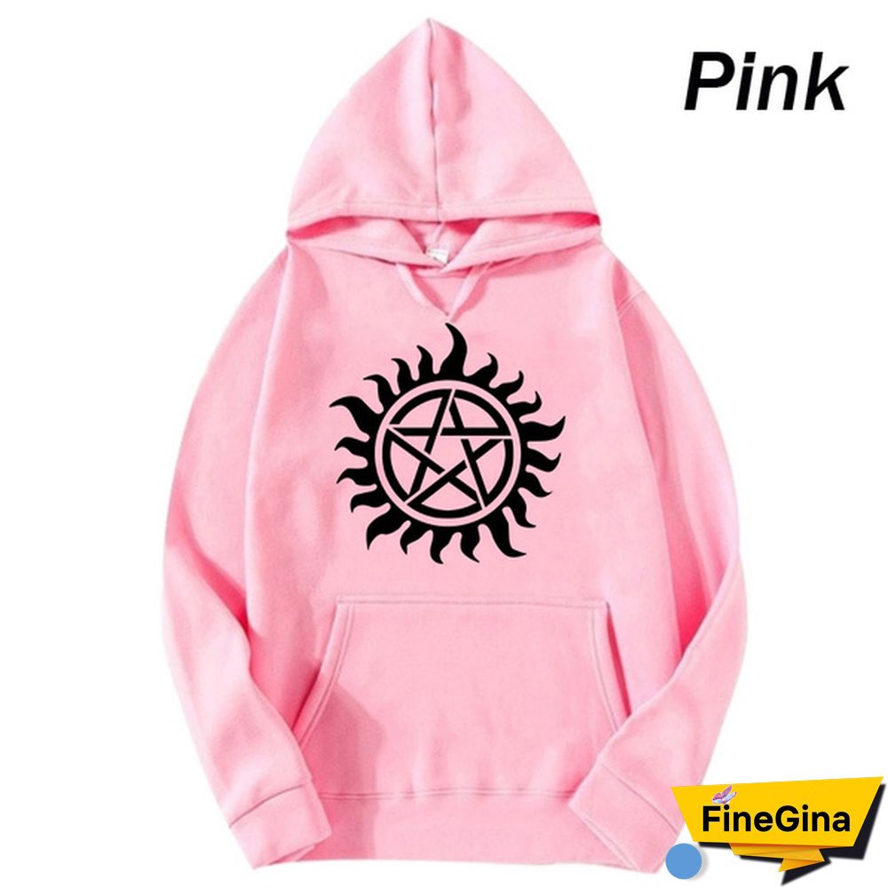 New Men/Women Autumn/Winter Printed Long Sleeve Solid Color Sweatshirt Hooded Pullover Plus Size