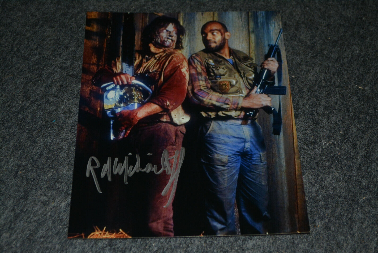 R.A. MIHAILOFF signed autograph In Person 8x10 LEATHERFACE TEXAS CHAINSAW