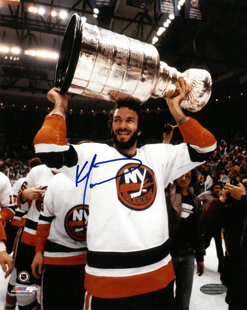 Ken Morrow Signed Islanders Authentic Autographed 8x10 Photo Poster painting Steiner