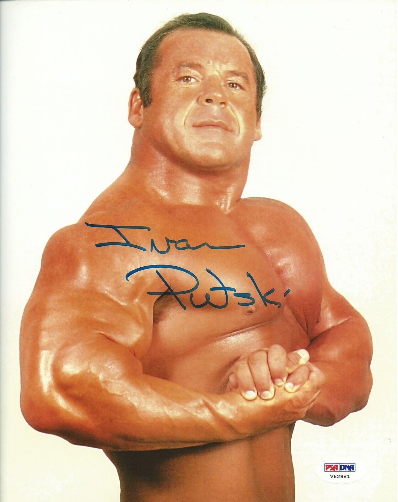 Ivan Putski Signed WWE 8x10 Photo Poster painting PSA/DNA COA Pro Wrestling Picture Autograph 1