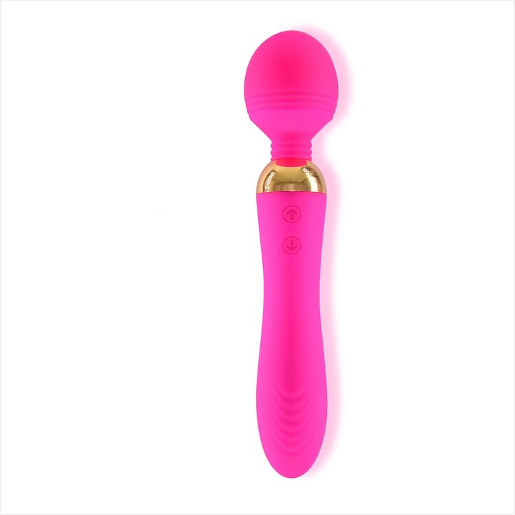 Double Magnetic Charging Vibrator Rose Toy