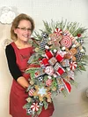 🔥Last Day 49% OFF🍭Large Christmas Gingerbread Wreath🍭-mysite-Adracos
