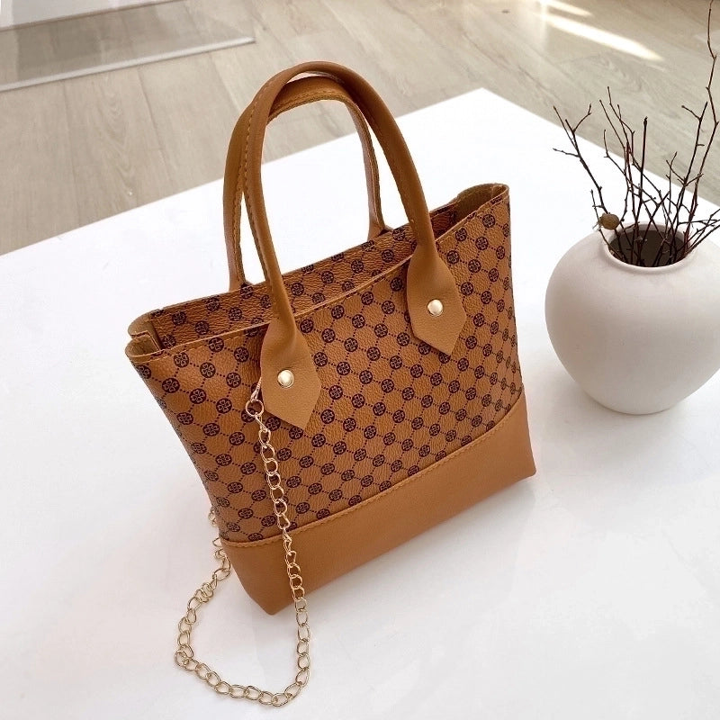Women’s Pu Leather Vintage Style Handbag