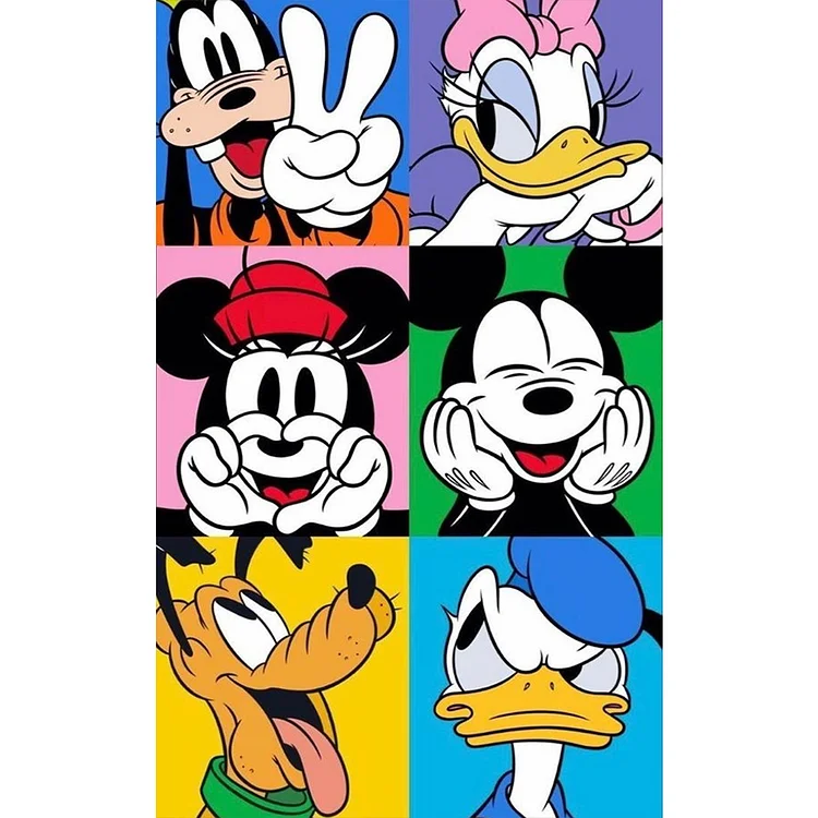 Full Round Diamond Painting - Disney Mickey Mouse And Friends 30*50CM