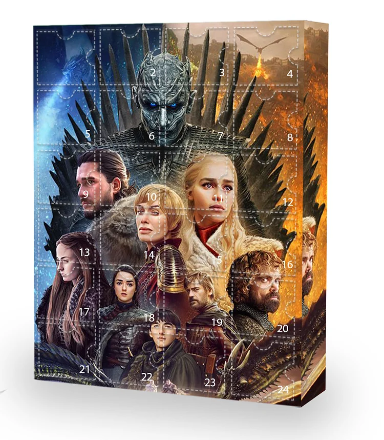 Game Of Thrones Advent Calendar -- The One With 24 Little Doors