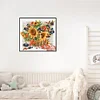 11CT Sunflower Basket - Stamped Cross Stitch 46*42cm/18.11*16.54in(Brand)