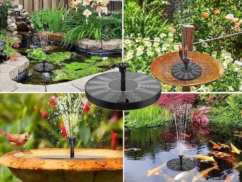 Sherem Solar Powered Water Fountain &ndash; Hot Sale 50% Off