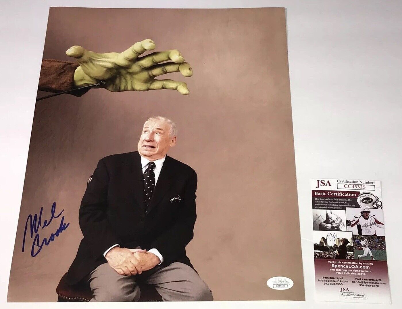 Mel Brooks YOUNG FRANKENSTEIN Signed 11x14 Photo Poster painting JSA COA In Person Autograph