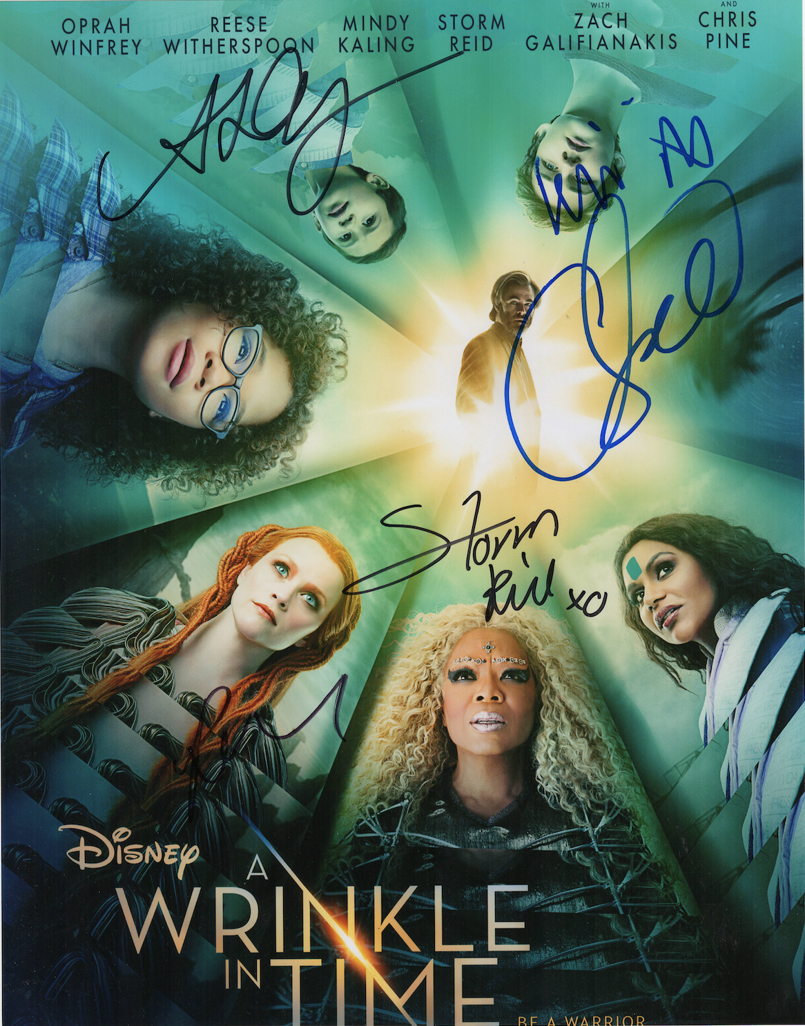 A Wrinkle in Time cast signed autographed 11x14 Photo Poster painting! Reid! Witherspoon! 1106