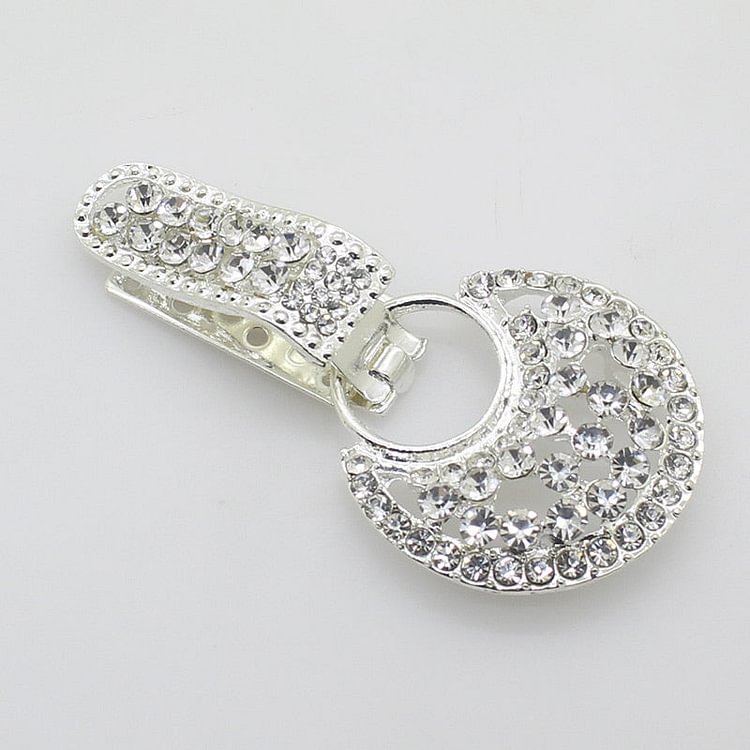Metal Buttons For Overcoat Clothing 1Pcs Alloy Rhinestones Duckbill Button