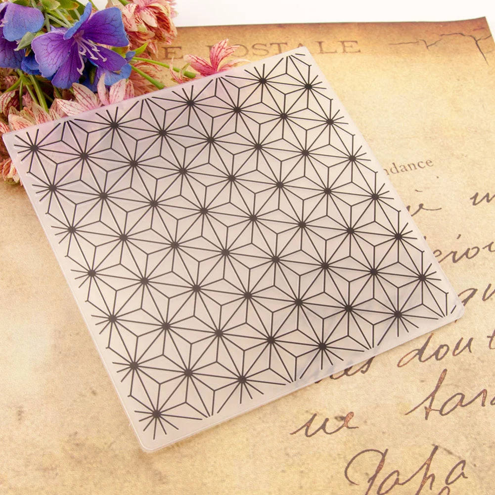 Plastic Diamond Template Craft Card Making Paper Card Album Wedding Decoration Scrapbooking Embossing Folders