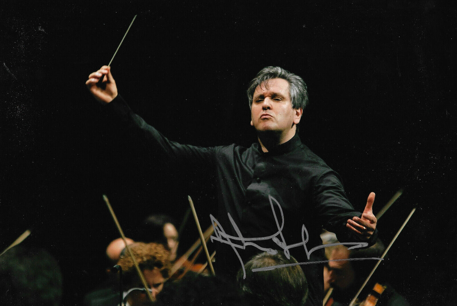 Antonio Pappano 导体签名 8x12 英寸照片亲笔签名