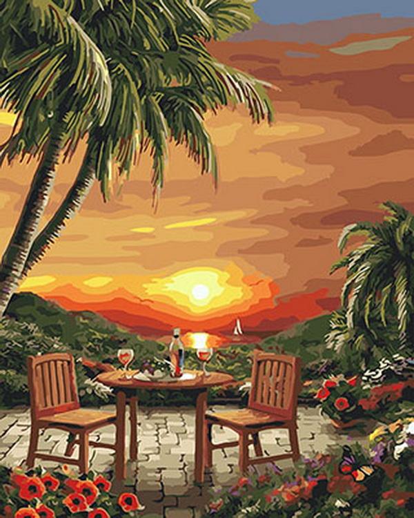 

Sunset View – Paint By Numbers - 40*50CM, 501 Original