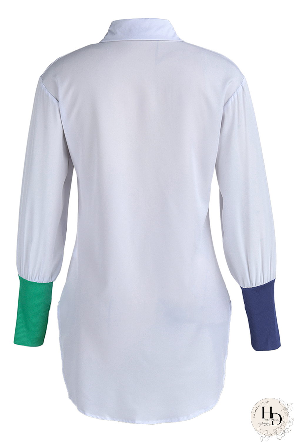 Yellow Casual Print Patchwork Turndown Collar Shirt Dress Dresses