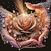 Diamond Painting-DIY Crystal Rhinestone Rose