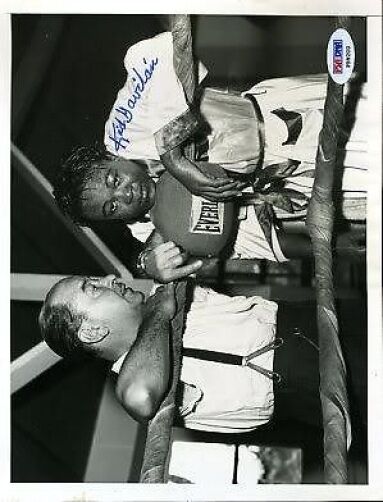 Kid Gavilan Signed 7x9 Wire Photo Poster painting Psa/dna Autograph Authentic