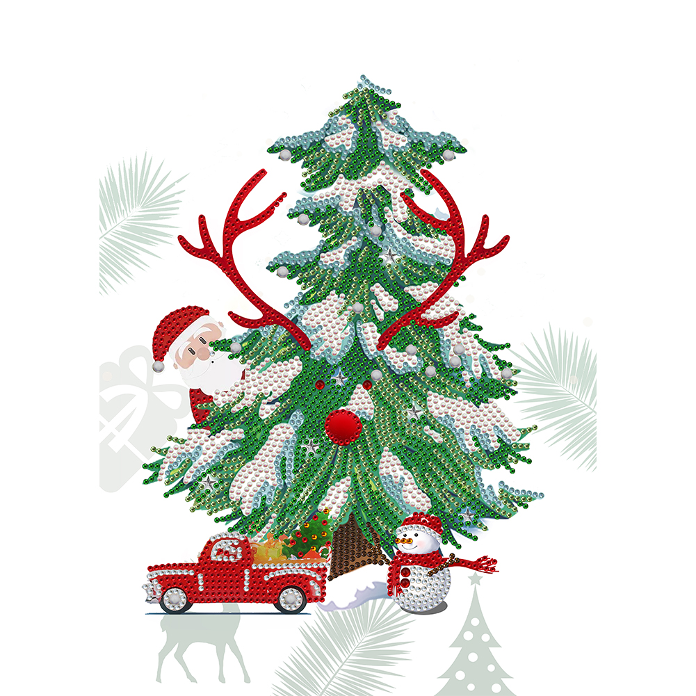 

30*40CM - Special Shaped Diamond Painting - Xmas Tree, 501 Original