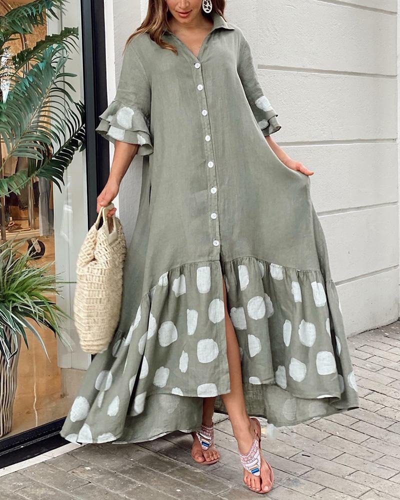 Women's Casual Printed Dress