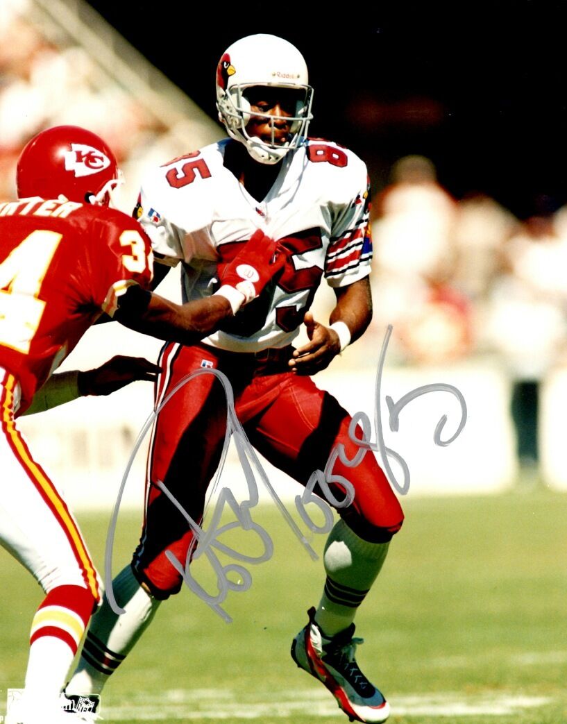 Autographed ROB MOORE Arizona Cardinals 8X10 Photo Poster painting - w/COA