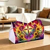 God Loving Home DIY PULeather Diamond Painting Tissue Box for Adults Beginners Large Size Diamond Art Paper Storage Holder for Living Room Bathroom Table Decor