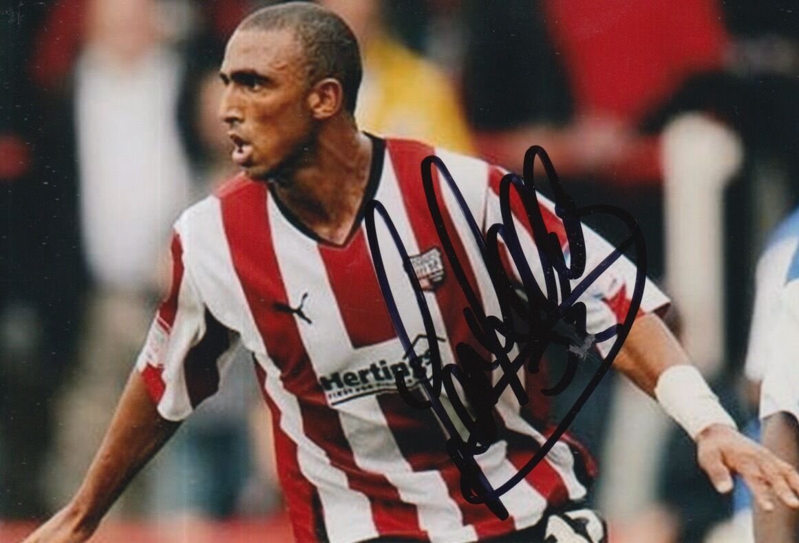 BRENTFORD HAND SIGNED LEON LEGGE 6X4 Photo Poster painting 7.