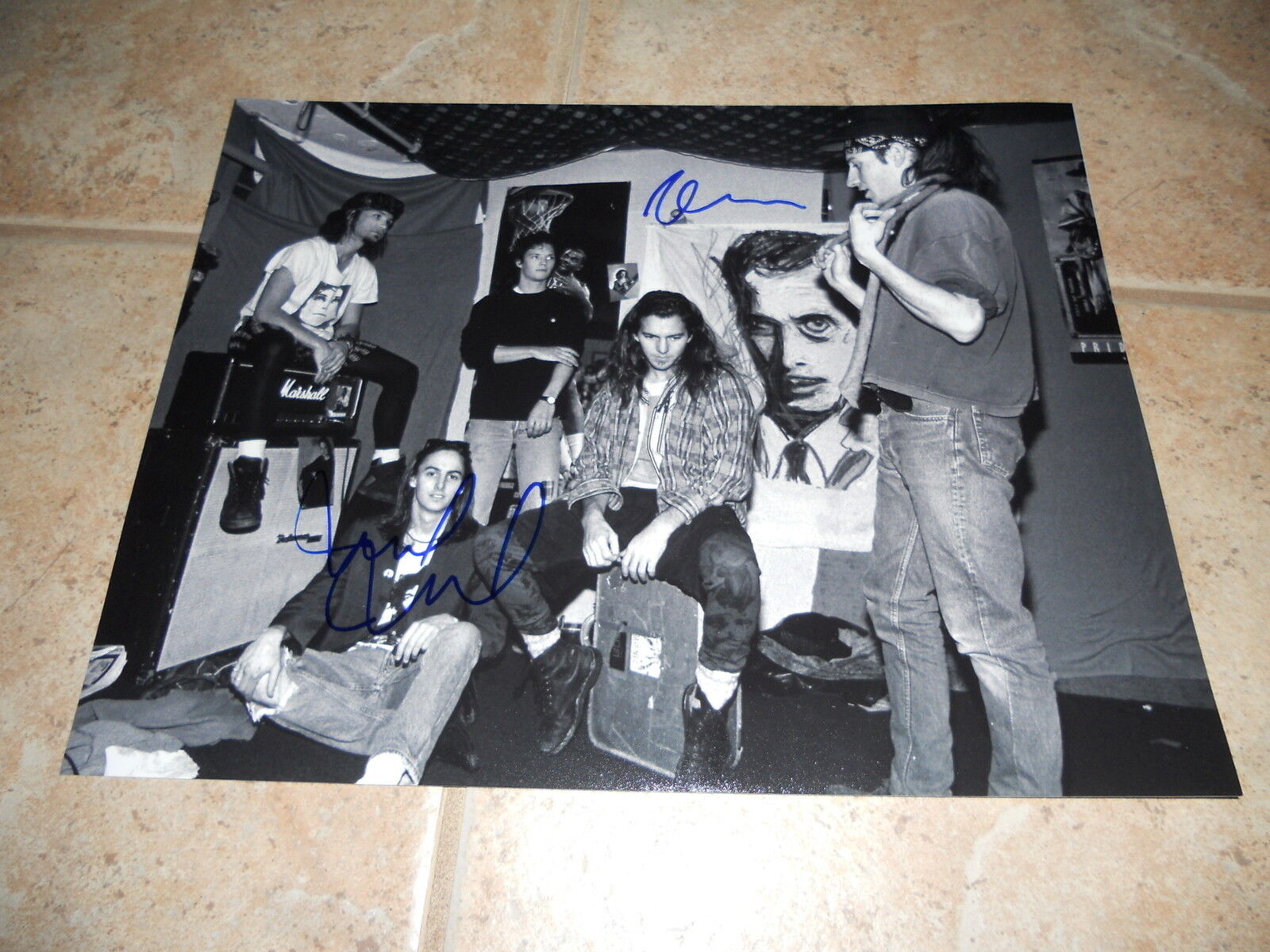 Pearl Jam Band Signed Autographed 11x14 Guitar Photo Poster painting #3 x Mike & Dave F3