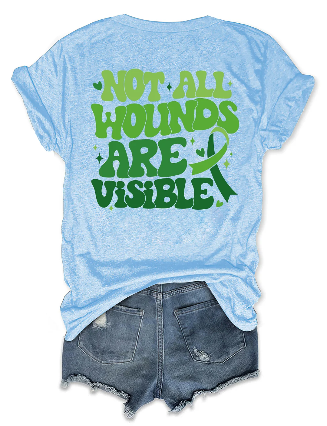 Not All Wounds Are Visible Mental Health T-shirt