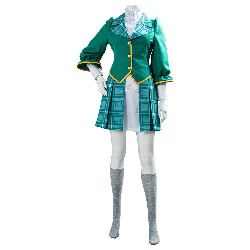 Game Project Sakura War Claris School Uniform Cosplay Costume