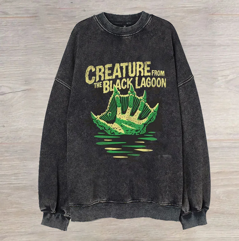 Creature From The Black Lagoon Vintage Batik Sweatshirt
