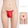 Men's Low Rise Sexy Ultra-Thin Transparent Adjustable Thong