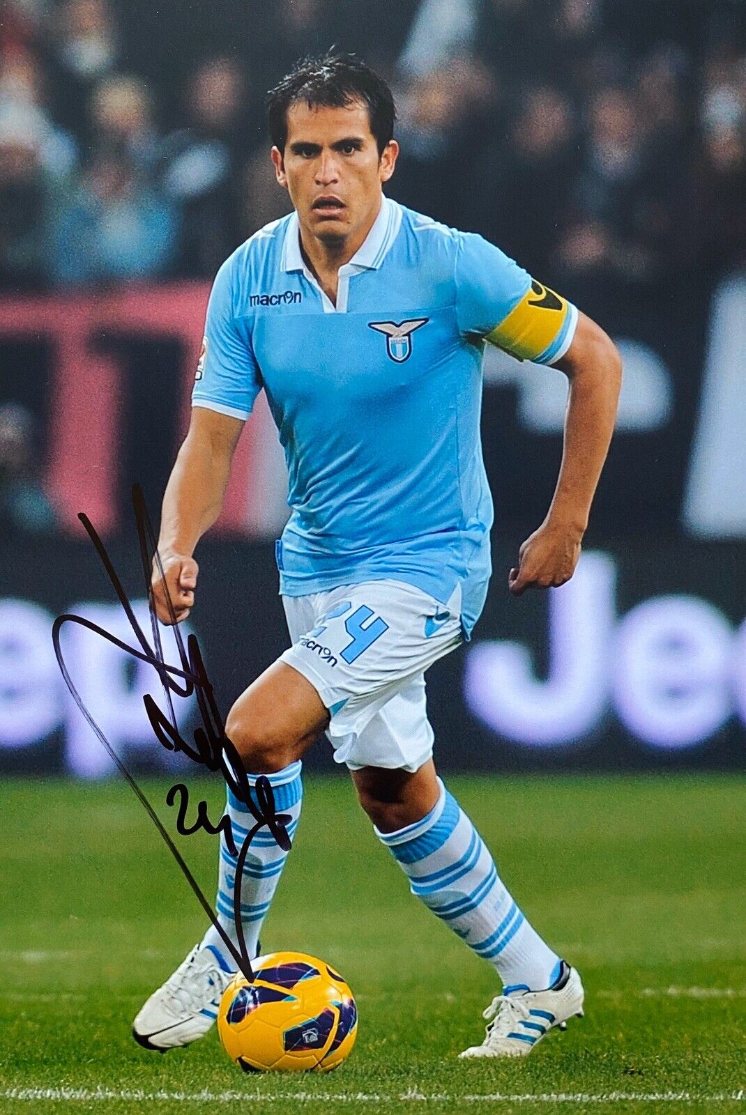 Cristian Ledesma Genuine Hand Signed 12x8 Lazio Photo Poster painting