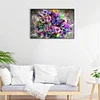 (US Only)5D DIY Full Round Drill Partial AB Diamond Painting Purple Butterfly Art 65x45cm