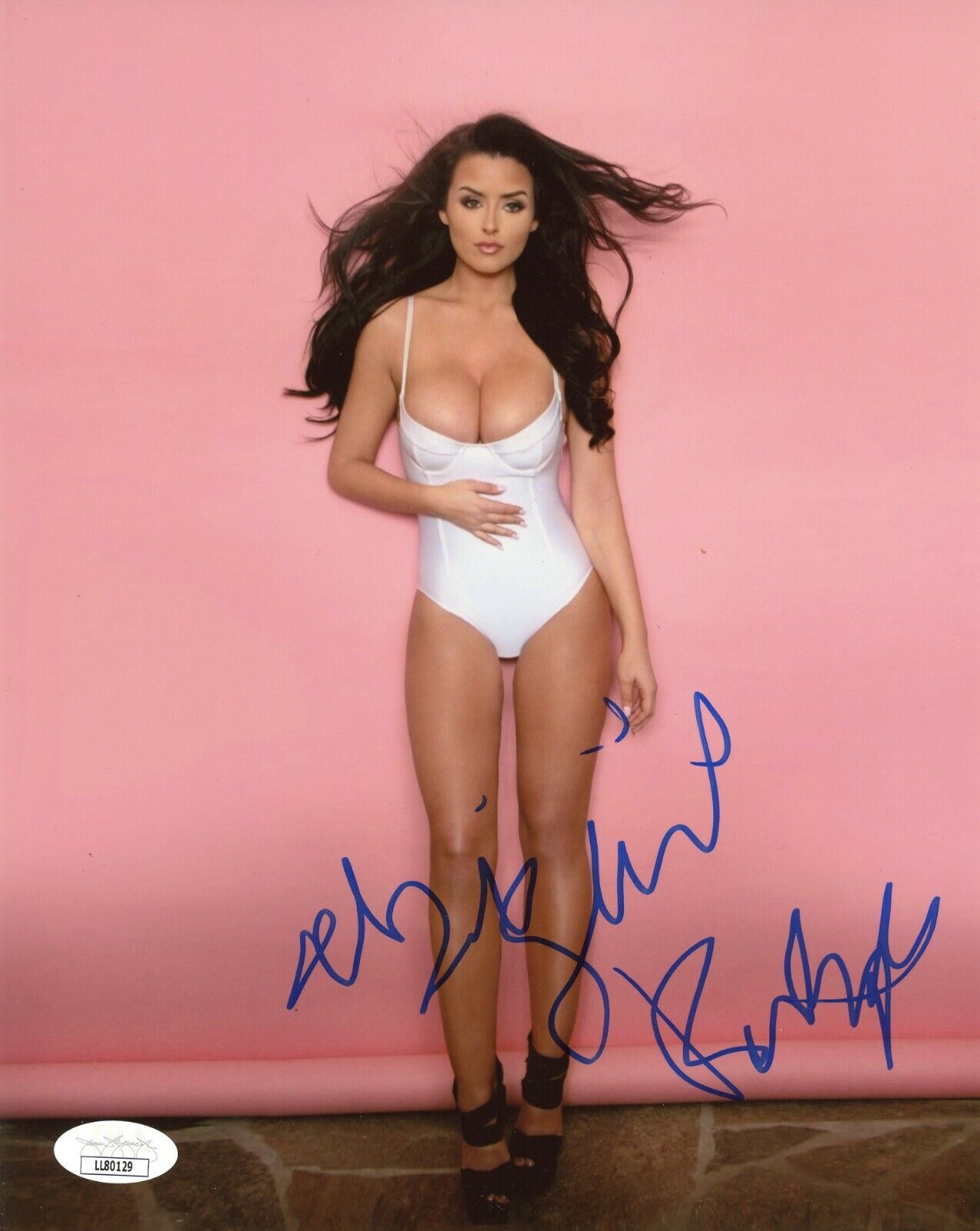 ~~ ABIGAIL RATCHFORD Authentic Hand-Signed SEXY