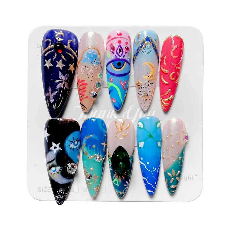 Lunar Mystique  Press On Nails
