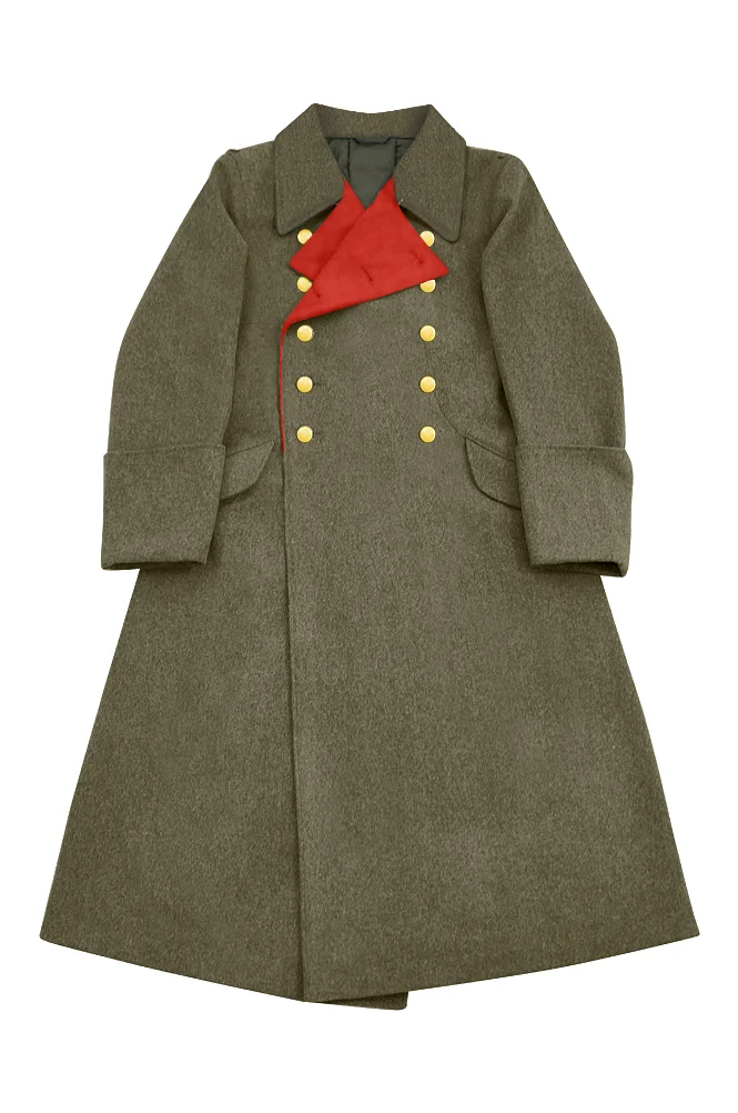   Wehrmacht German Afrikakorps DAK General Rommel Wool Greatcoat German-Uniform