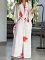 Buttoned Long Sleeves Collarless Outerwear Top + Wide Leg Belted Jumpsuits Two Pieces Set