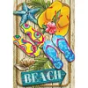 (5 Sizes) Beach Sandal-Full Square Diamond Painting