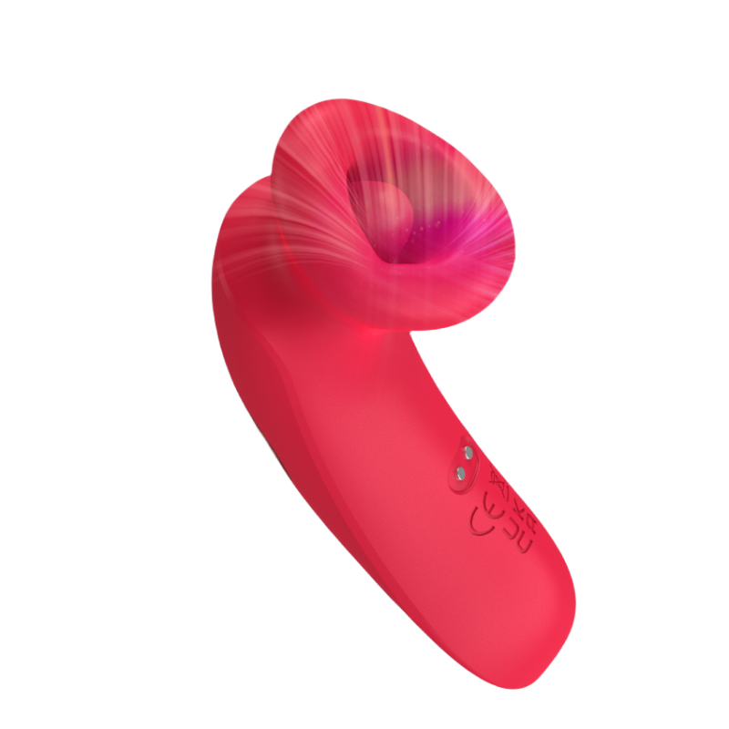 Rose Mouth Vibrator 2-in-1 Sucking Clitoral Vibrator