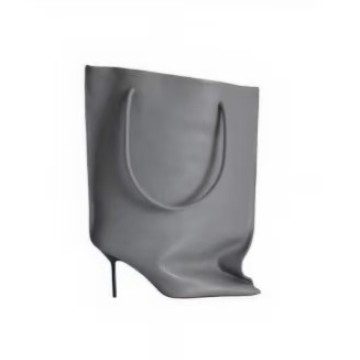 100mm Pointed Toe High Heel Boots Fashion Trouser Boots Hand-Held Boots-MERUMOTE